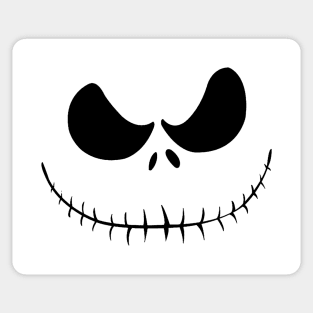 Skellington Face Sticker